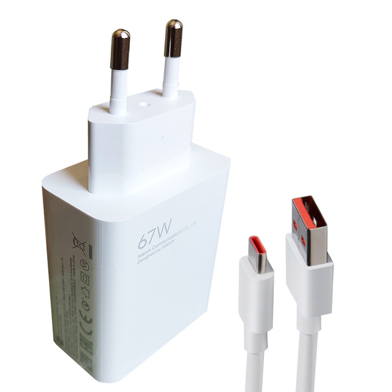 شارژر دیواری شیائومی 67w max اورجینال ۱۰۰ درصد